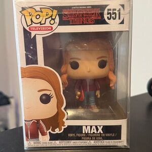NIB Funko Pop! TV Stranger Things -  551 Max Vinyl Figure